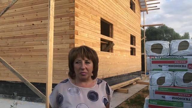 Дом из профилированного бруса 10х10 смотреть онлайн