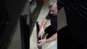 Как снять дверку на духовом шкафу Hotpoint Ariston