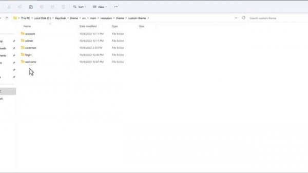 Customizing the Keycloak Theme