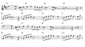 Eruption   One Way Ticket  Alto Sax