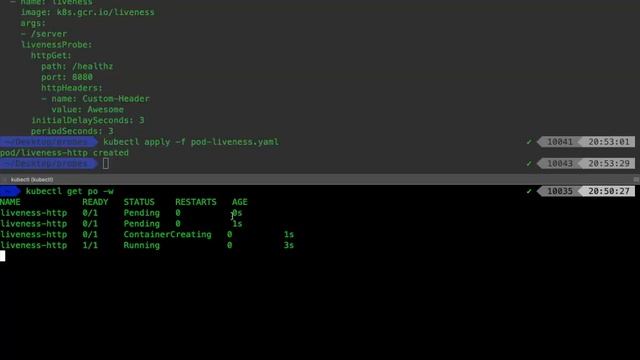 Kubernetes: PoC Liveness Probe смотреть онлайн