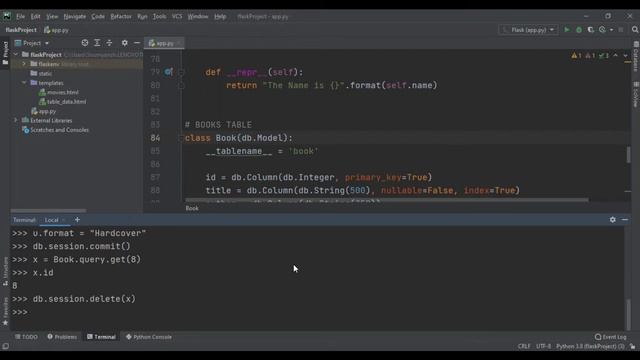 Flask With DB | Update and Delete in Postgresql | Python with Flask Tutorial #9 смотреть онлайн