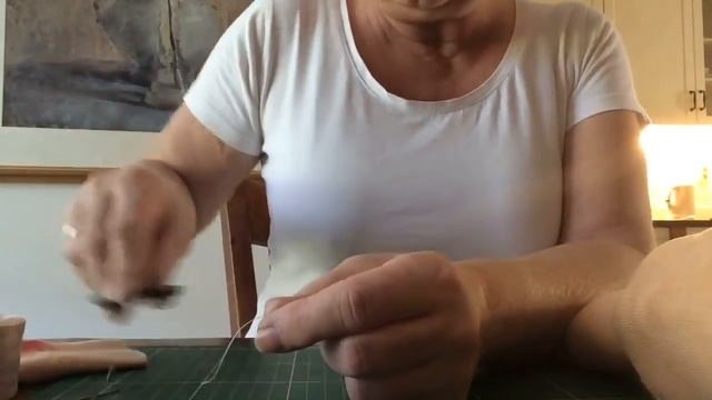 Waldorf Doll How To Make The Fabric For The Head Fitting And Define The Face.