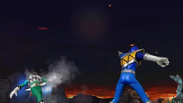 Power Rangers Legacy Wars (Lost Galaxy Green mod gameplay) with assist lauren mega mode patren blue смотреть онлайн