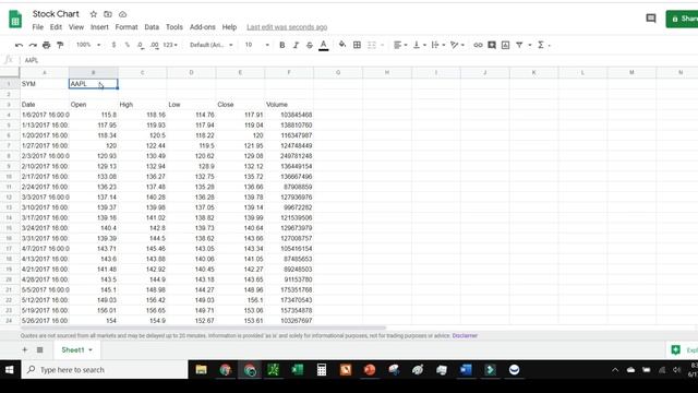 Google Sheets: How to Create Your Own Stock Candlestick Chart (Google Finance Beginner Tutorial) смотреть онлайн