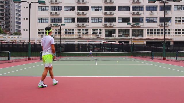 Eric and Tony Tennis practice, Hong Kong 02.18.17 смотреть онлайн