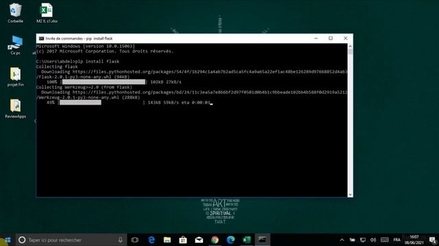 (Python)Installation flask sous windows 10 смотреть онлайн