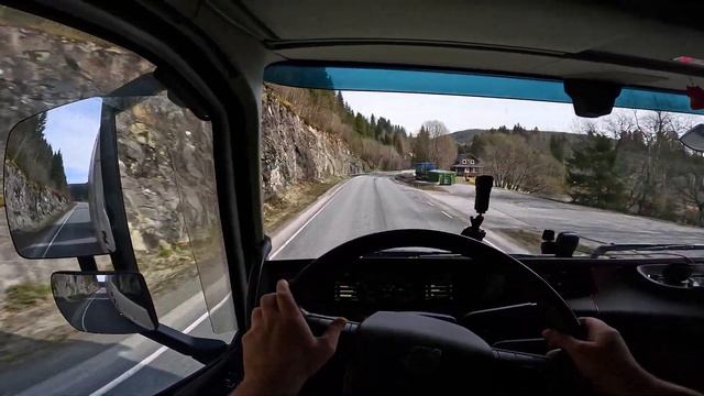 Best up North Part 1 POV Truck Driving Norway 4K60 Volvo FH540 смотреть онлайн