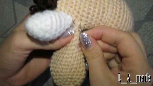 Вязаная корова крючком. Восьмой урок, сшиваем корову, вязаная корова смотреть онлайн