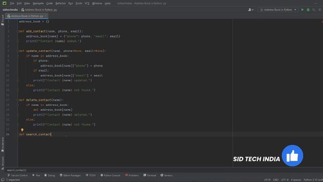 How To Make Address Book In Python | Electro Light - Symbolism смотреть онлайн