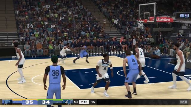 NBA 2K24 Gameplay - Memphis Grizzlies Vs Minnesota Timberwolves - NBA 2K24 PS5