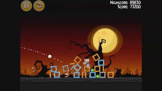 Angry Birds Seasons - Trick or Treat Level 2-5 Walkthrough 3 Stars смотреть онлайн