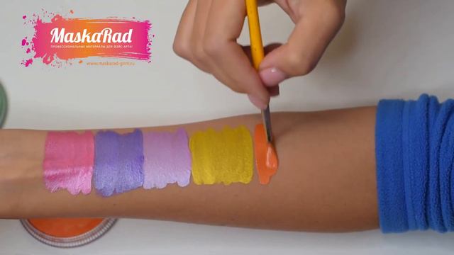 Аквагрим TAG 32гр перламутровый оранжевый - Свотч