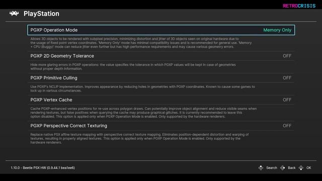 Sony PlayStation PS1 - 4K Emulation Guide - RetroArch PGXP