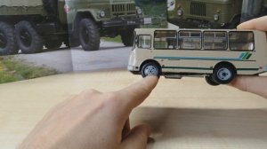 Обзор модели Паз-32051, масштаб 1:43, "Autotime".