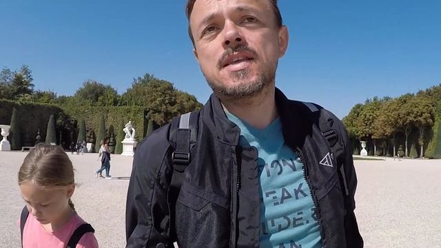 Мотопутешествие с дочкой в Париж. ч.4 - Версаль, Версальские сады, дорога домой, французский бензин смотреть онлайн