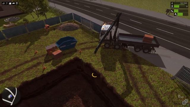 Flatbed truck with crane and Crane L1| Construction Simulator | Gameplay смотреть онлайн