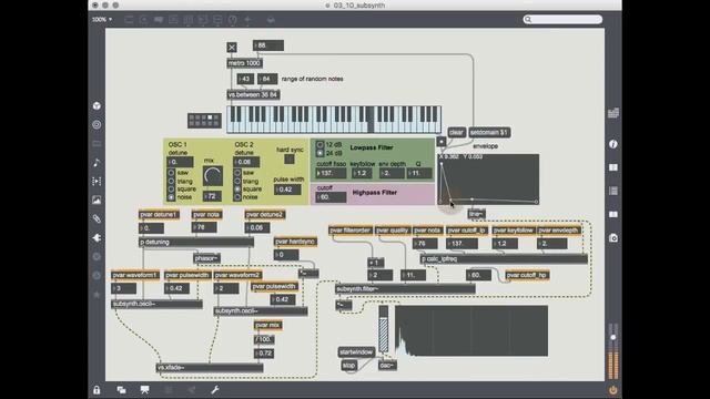 Subtractive Synthesis in Max смотреть онлайн