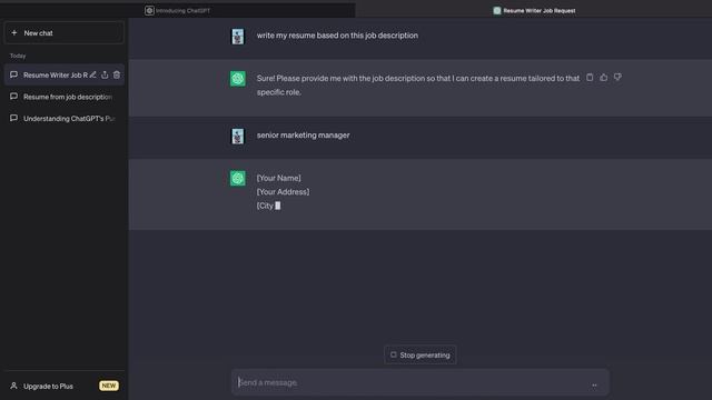 Chat GPT: How To Ask ChatGPT To Create A Resume (Quick Tutorial) смотреть онлайн