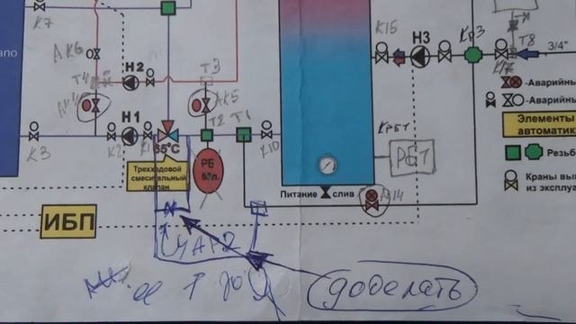 Экономичная система отопления с термоаккумулятором. Котёл Будерос 112. смотреть онлайн