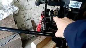 Газ на румпель Меркури 2.5