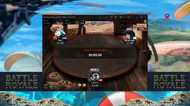 Poker Battle Royale: 6BB and no bounties after round 1 🙁6BB и нет наград после первого раунда 🙁 смотреть онлайн