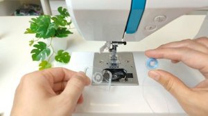 CHAYKA NEW WAVE 4270.Заправка верхней и нижней нитей на компьютерной швейной машине