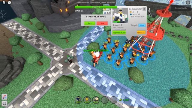 Cowboys attack in Roblox Tower Defense Simulator смотреть онлайн