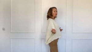 Накидка спицами! Название «Перловка» с Юлией Имукиной