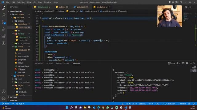 Gestión de stock con React, Next JS, Node JS y Mongo DB смотреть онлайн