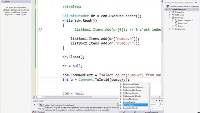 ADO.NET MODE Connecté #14 смотреть онлайн