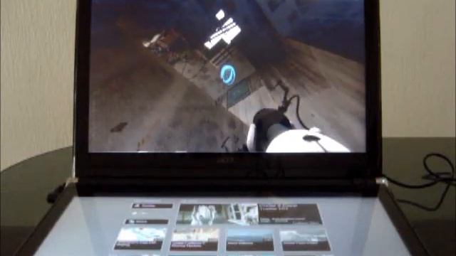Portal 2 on Toshiba Libretto W100 + Acer Iconia dual screens+ Toshiba X220t tablets смотреть онлайн