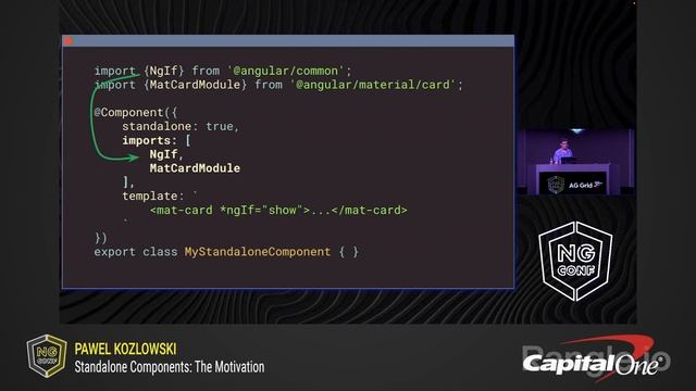 Standalone Components: The Motivation | Pawel Kozlowski | ng-conf 2022 смотреть онлайн