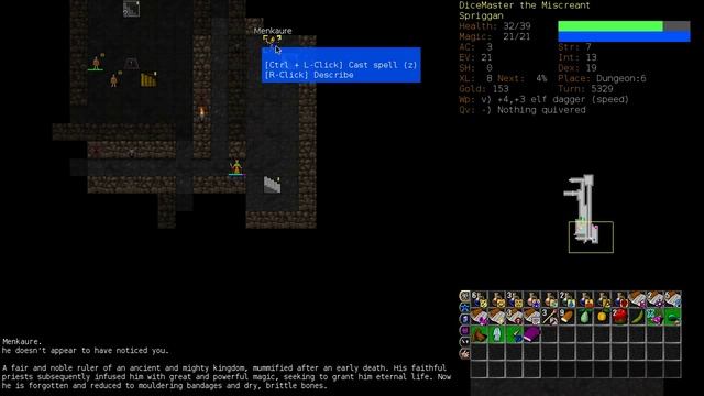 Dungeon Crawl Stone Soup - День 7 (Спригган) смотреть онлайн