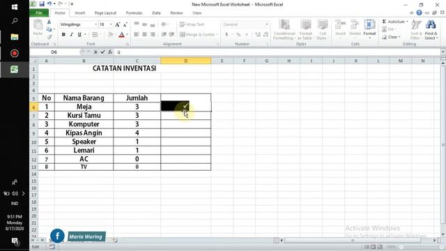 Cara Membuat TANDA CENTANG Dan TANDA SILANG (X) di MICROSOFT EXCEL #Microsoftexcel смотреть онлайн