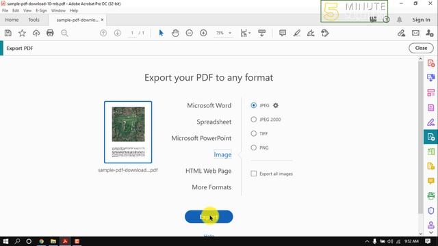 How to convert pdf to jpg 2023 | Adobe acrobat Tutorial смотреть онлайн