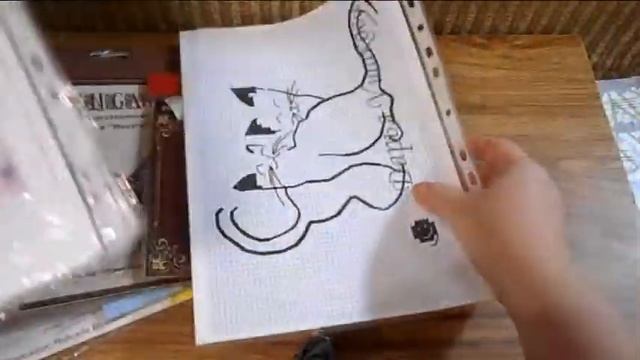 Прохожу плакат "150 заданий вышивальщицы". Серия 1: задания 1-5 смотреть онлайн