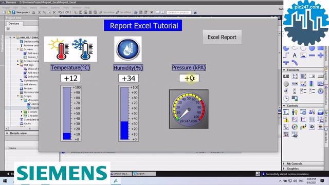 [Share Code] WinCC Professional Excel Report via VB Script смотреть онлайн