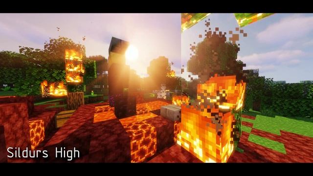 Minecraft Sildurs Vibrant Shaders [1.19.2] Graphics Comparison смотреть онлайн