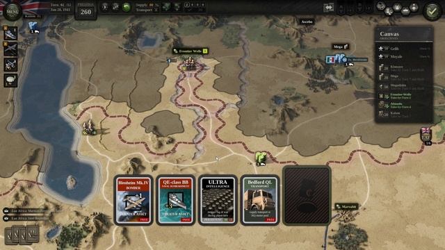 Start invaze do Etiopie | Unity of Command 2: Desert Rats #4 смотреть онлайн