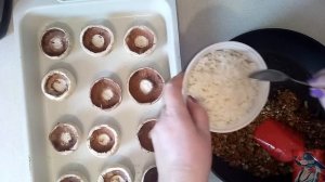 ФАРШИРОВАННЫЕ ШАМПИНЬОНЫ. Рецепты постных блюд.