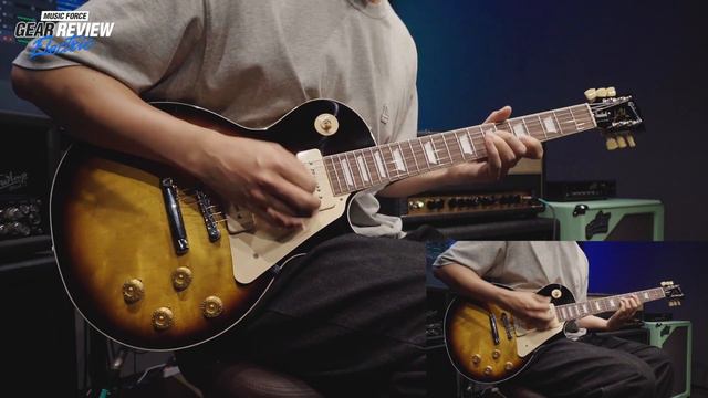 Gibson USA Les Paul Standard '50s P-90 VS Burstbucker Review (No Talking) смотреть онлайн