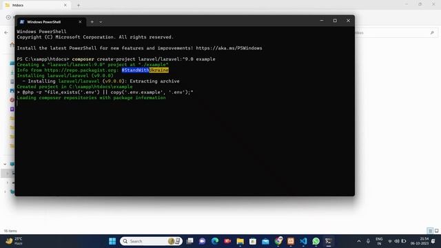 Laravel 9 installation command | coding demon смотреть онлайн