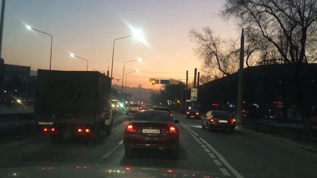 Алматы. Дороги нашего города во время карантина. Январь 2021 смотреть онлайн
