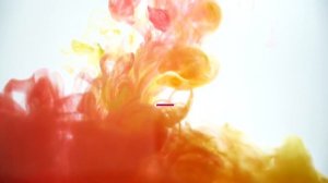 фон футаж Красный желтый дым из краски background footage Red yellow smoke from paint