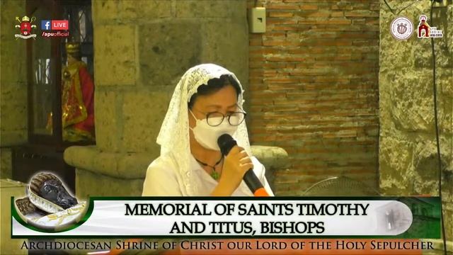 LIVE: Memorial of Saints Timothy and Titus, Bishops| JANUARY 26, 2022 смотреть онлайн