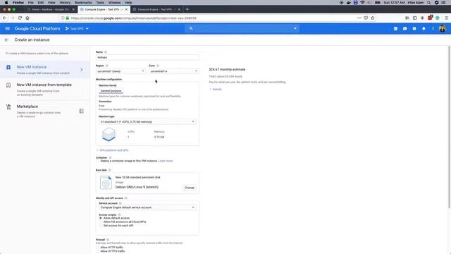 How to create VPS on Google Cloud Platform (GCP) in 5 minutes смотреть онлайн