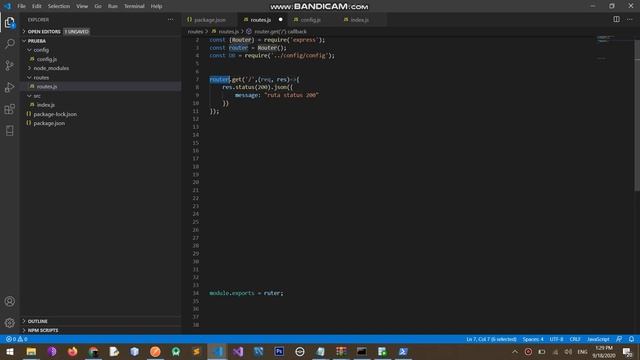 Parte #3- Configuracion del servidor NodeJs (rutas) con Base de Datos Oracle смотреть онлайн