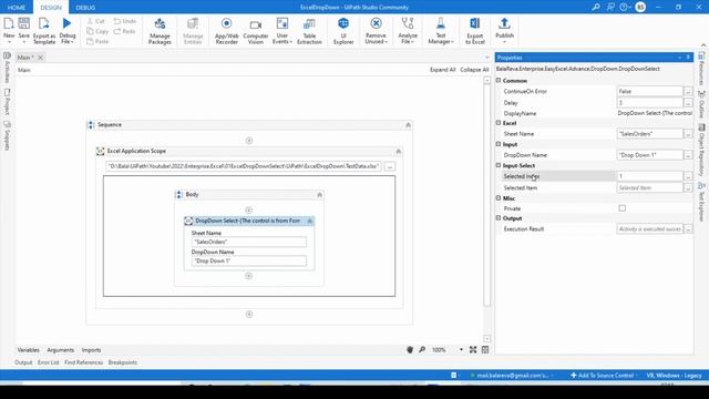 UiPath Excel Dropdown list select смотреть онлайн