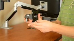 LCD Monitor Arm - VESA Plate Bracket and Install Components Review
